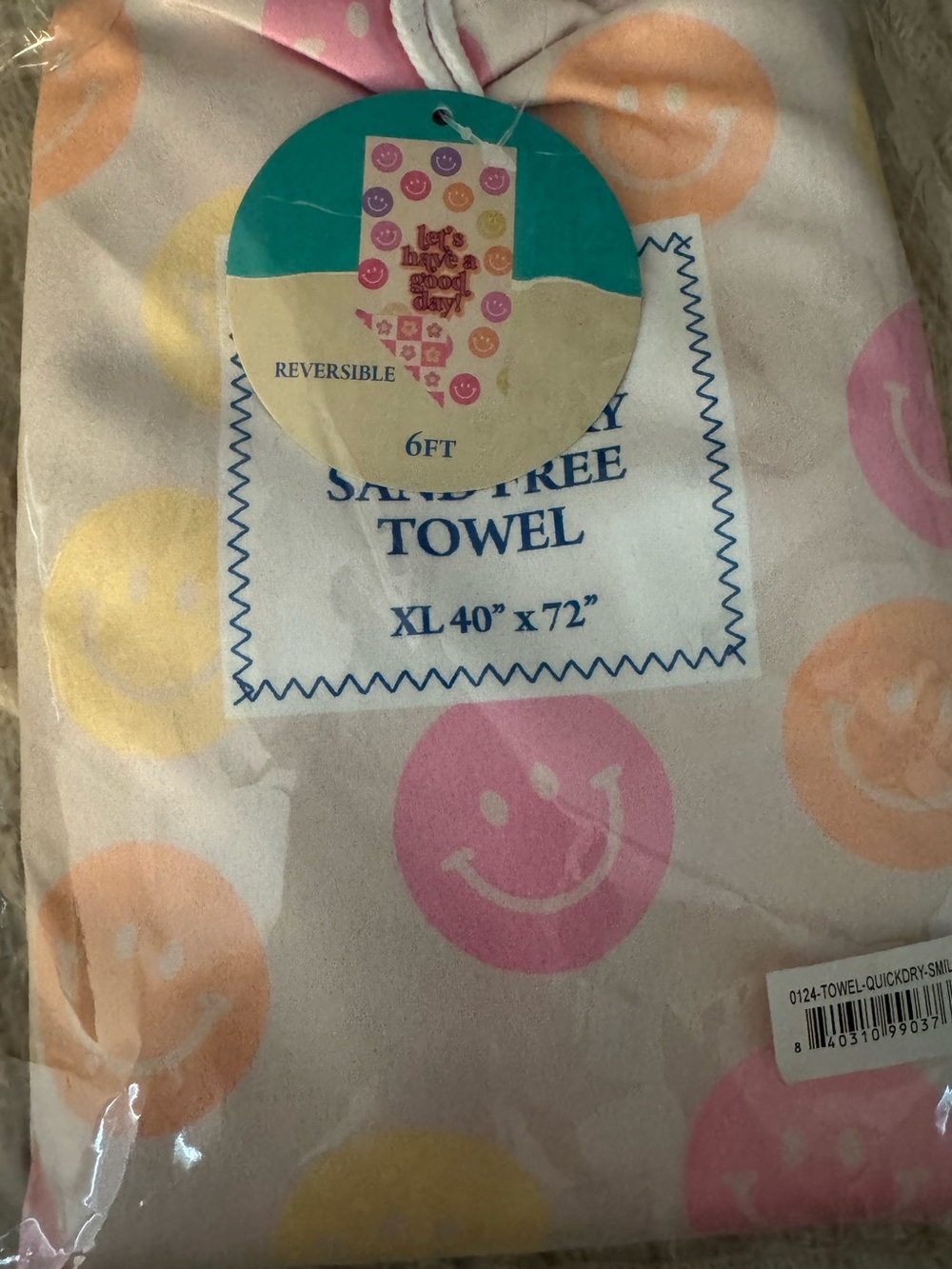 Sand Free Towel XL - Quick Dry
6FT-40 x 72 New